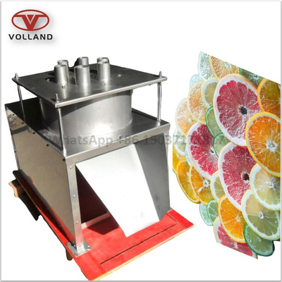 High Efficiency Easy Operate Banana Slice Cutting Machine / 2-8mm Citrus Slicing Machine / Automatic Lemon Slicer