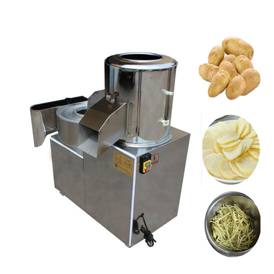 3 Functions Combined And High Low Cost 304 Extra Productive French Fried Potato Peeling Slice Machine Sweet Potato Cutter Potato Slicer For French Fries