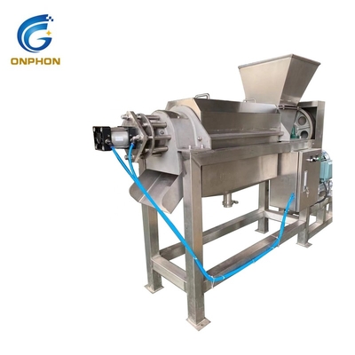 Fruit Processing Plant Exported To Korea Strawberry Double Screw Press Fruit Juice Machine