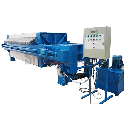 Model 1250 Solid-Liquid Separation Automatic Chamber Filter Press Equipment For Sewage Treatment